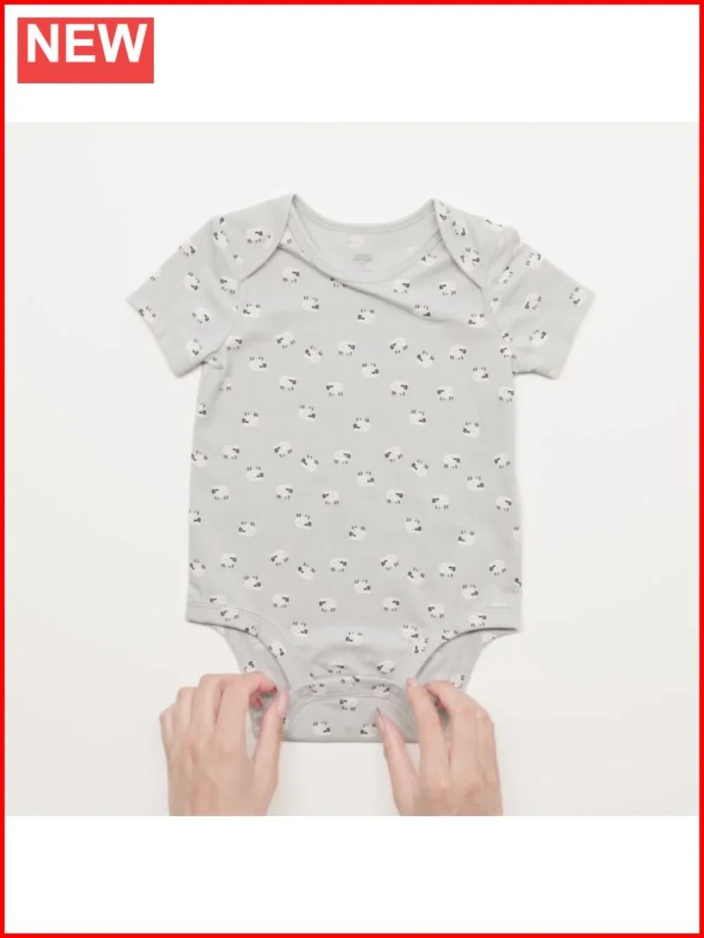 Unisex Infant Bodysuit 3-Pack Short Sleeve Crewneck Snap Closure